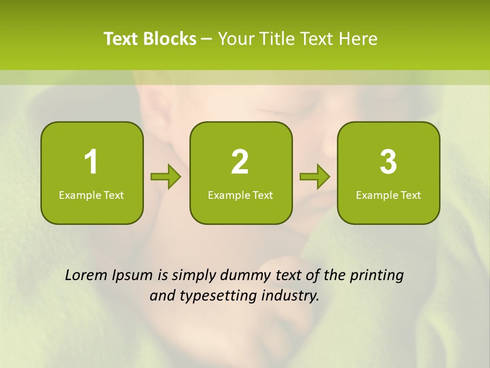 Blanket Image Color PowerPoint Template