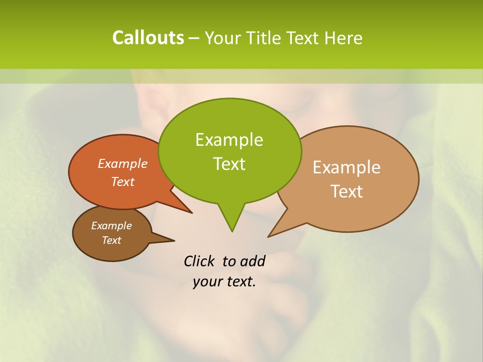 Blanket Image Color PowerPoint Template