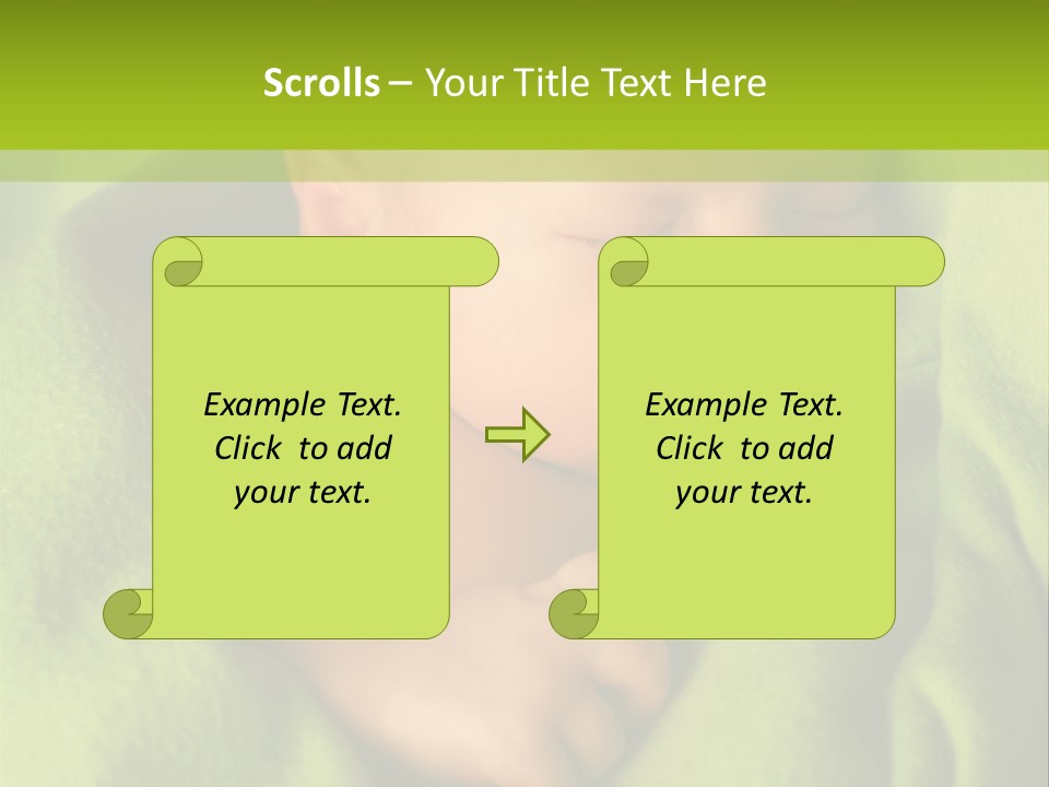 Blanket Image Color PowerPoint Template