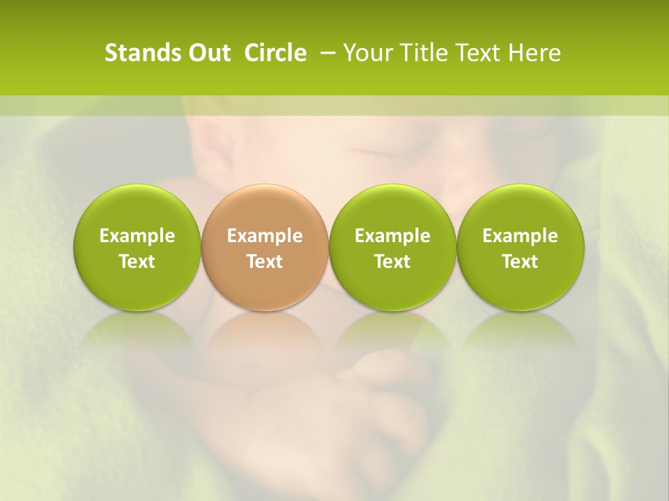 Blanket Image Color PowerPoint Template