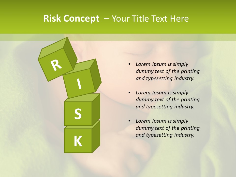 Blanket Image Color PowerPoint Template