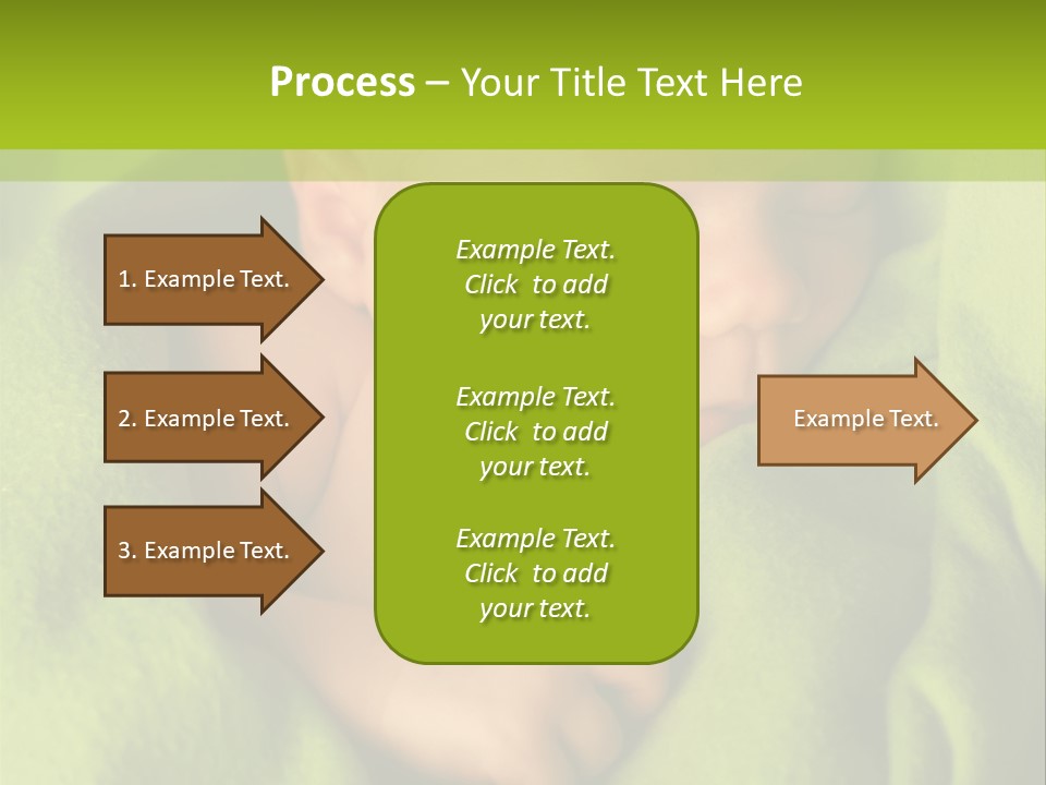 Blanket Image Color PowerPoint Template