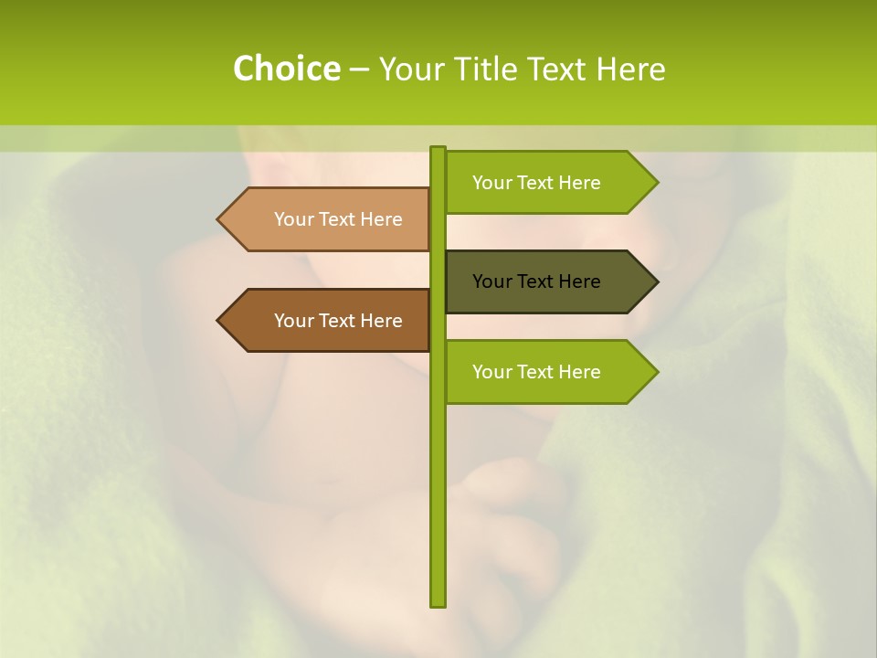 Blanket Image Color PowerPoint Template