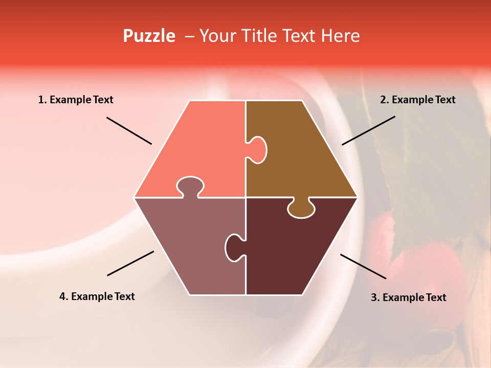 Glass Fruit Autumn PowerPoint Template