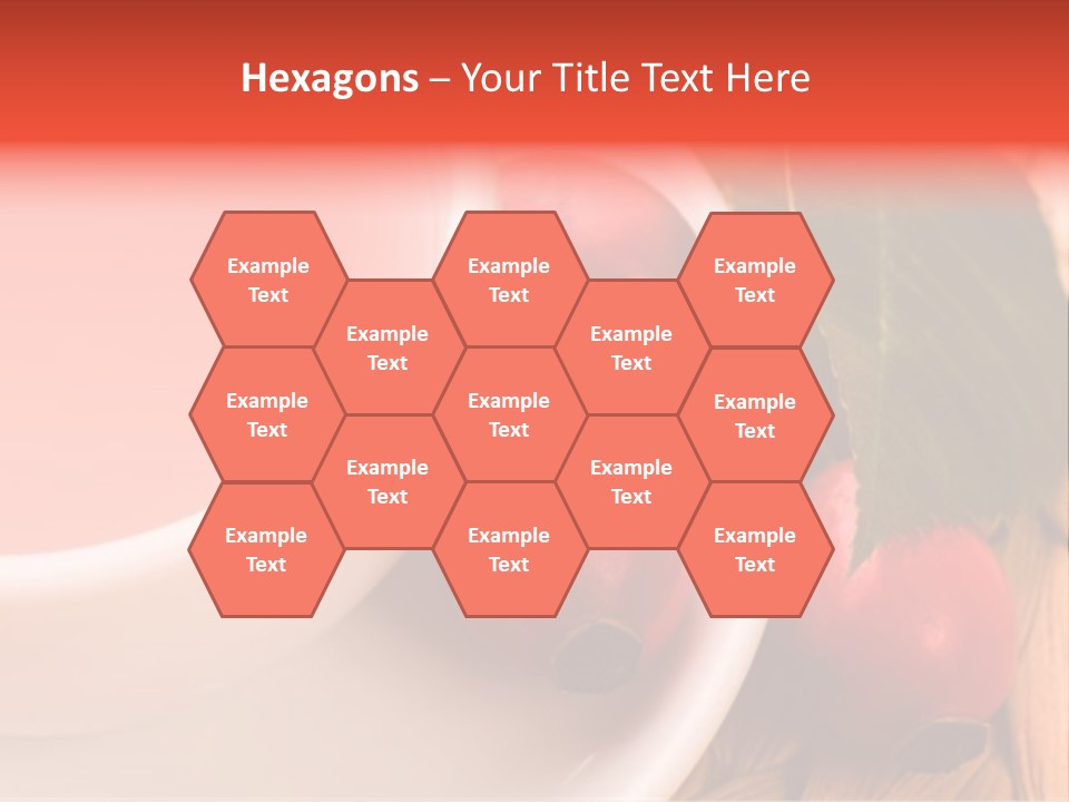 Glass Fruit Autumn PowerPoint Template