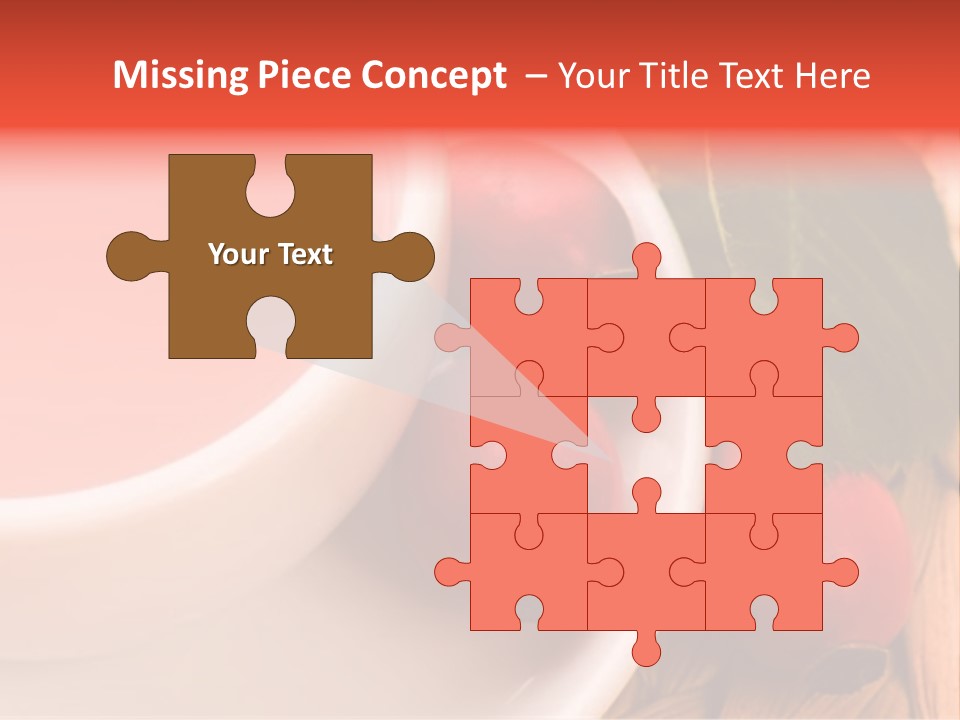 Glass Fruit Autumn PowerPoint Template