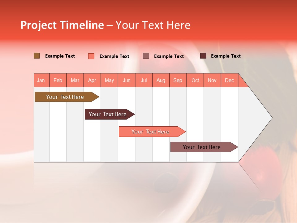Glass Fruit Autumn PowerPoint Template