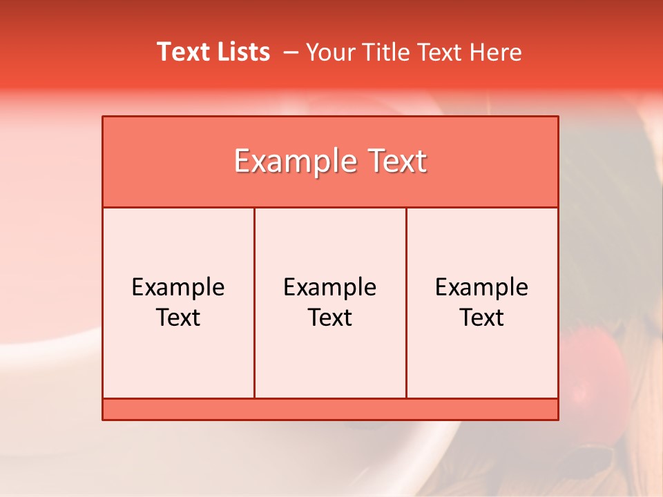 Glass Fruit Autumn PowerPoint Template