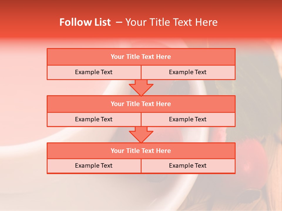 Glass Fruit Autumn PowerPoint Template