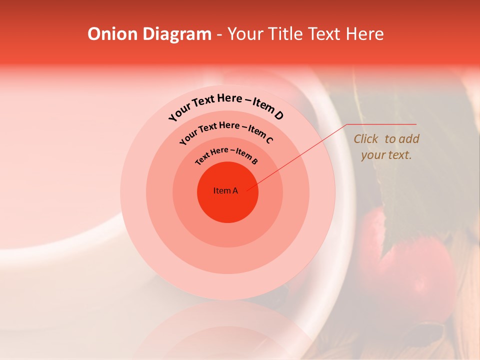 Glass Fruit Autumn PowerPoint Template