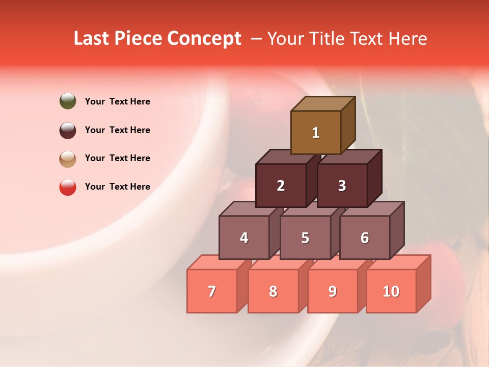 Glass Fruit Autumn PowerPoint Template