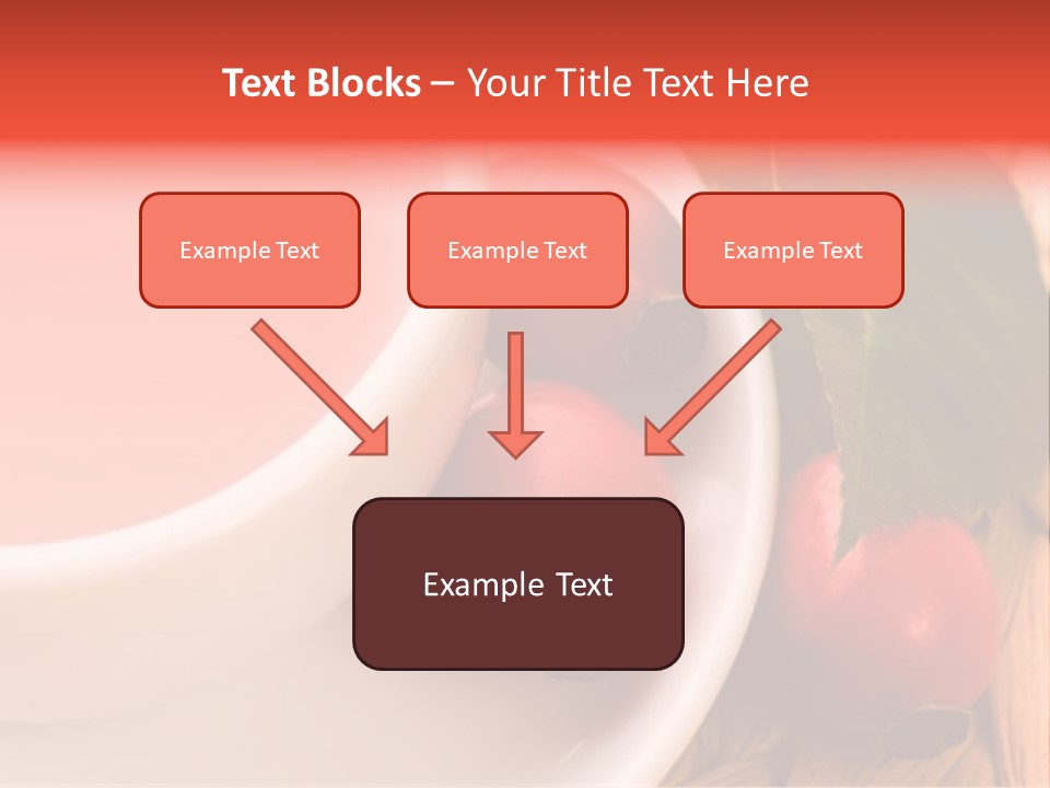 Glass Fruit Autumn PowerPoint Template