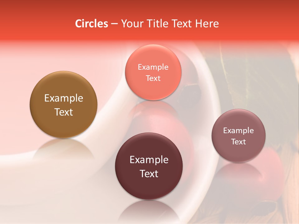 Glass Fruit Autumn PowerPoint Template