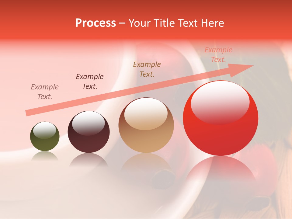 Glass Fruit Autumn PowerPoint Template