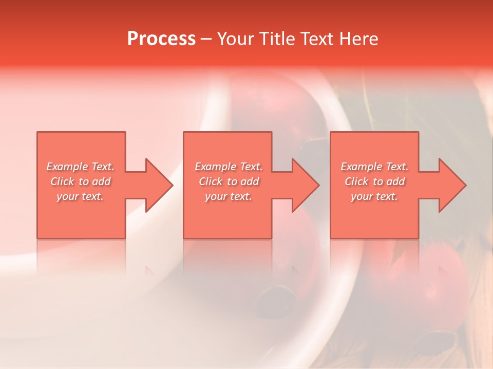 Glass Fruit Autumn PowerPoint Template
