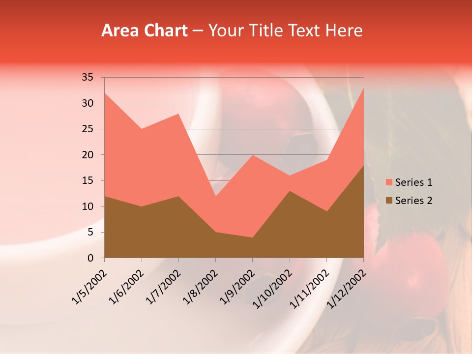 Glass Fruit Autumn PowerPoint Template