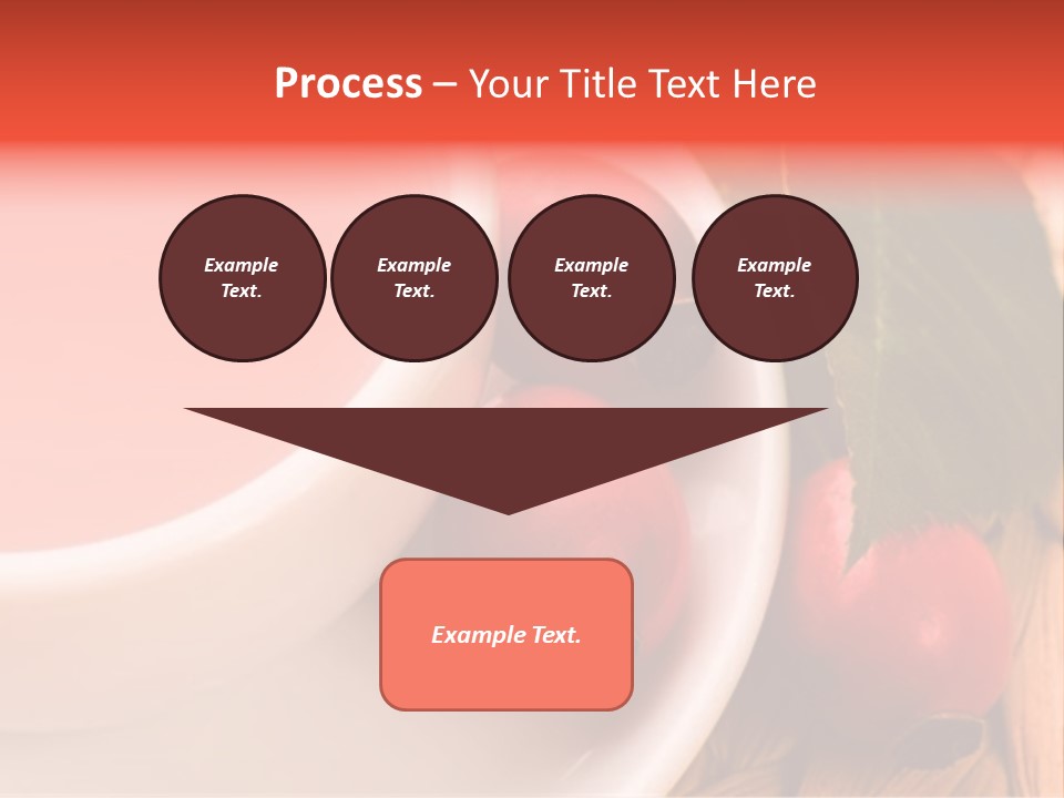 Glass Fruit Autumn PowerPoint Template