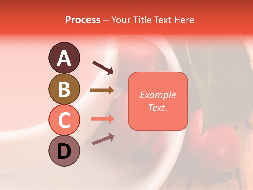Glass Fruit Autumn PowerPoint Template