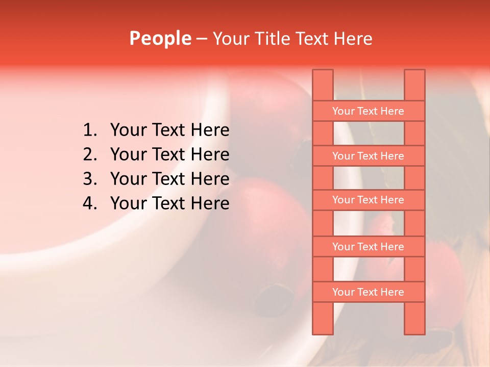 Glass Fruit Autumn PowerPoint Template