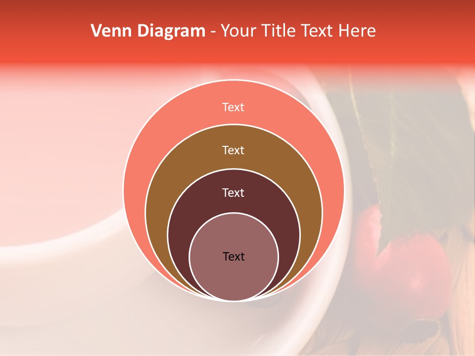 Glass Fruit Autumn PowerPoint Template