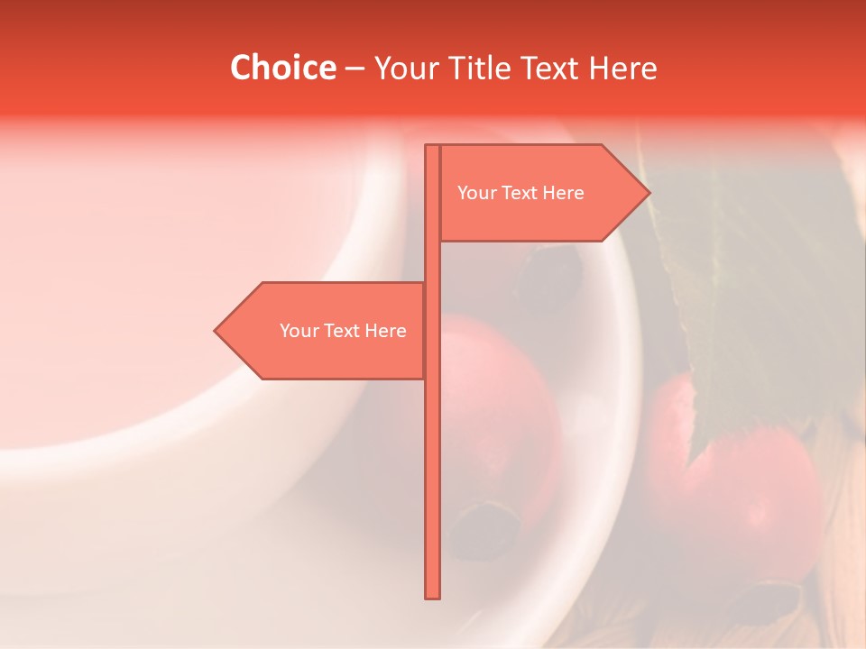 Glass Fruit Autumn PowerPoint Template