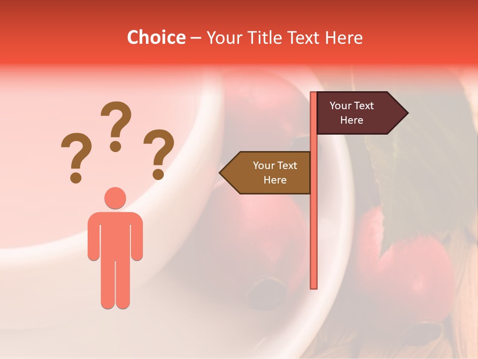 Glass Fruit Autumn PowerPoint Template