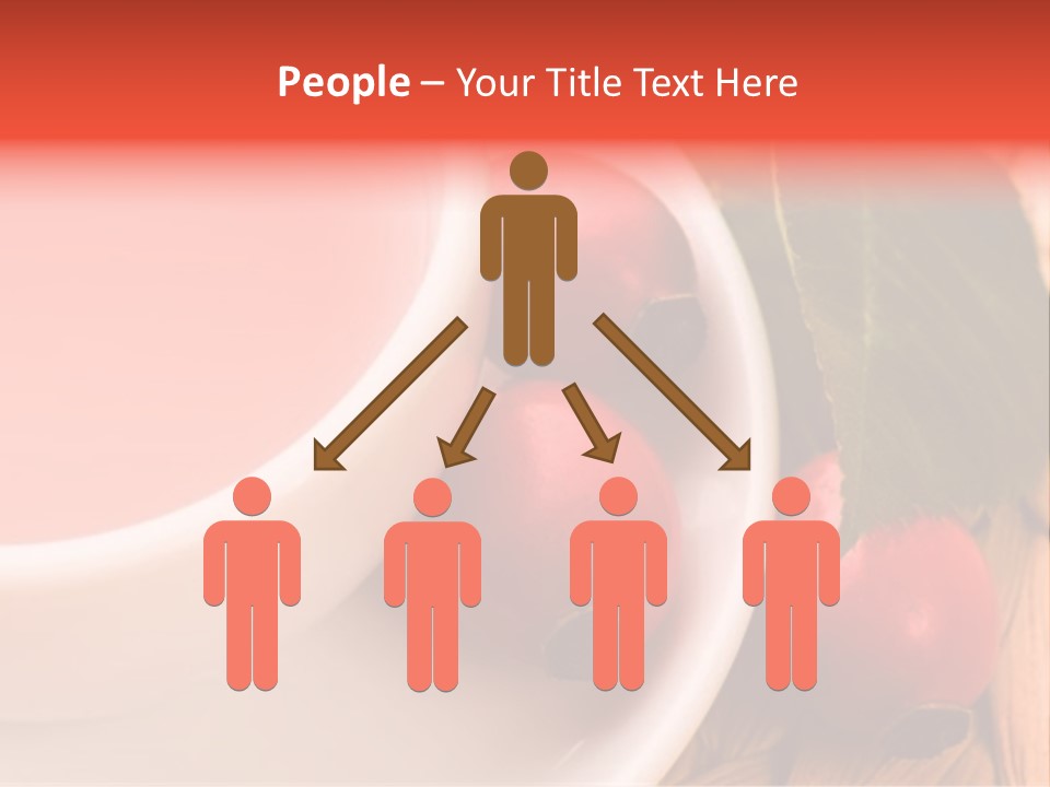 Glass Fruit Autumn PowerPoint Template