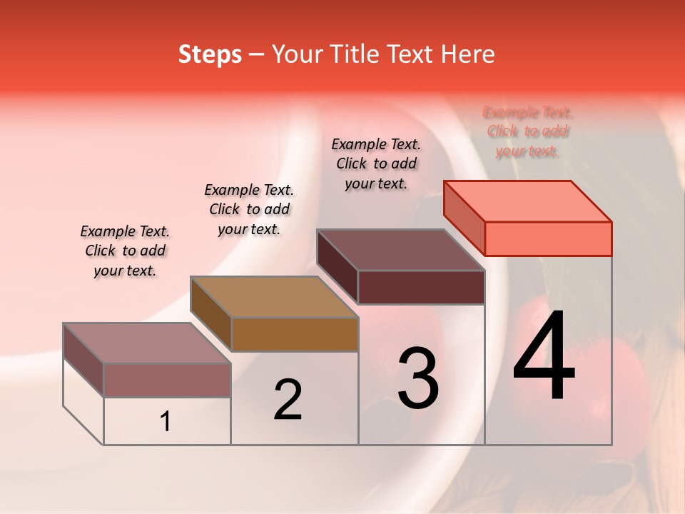 Glass Fruit Autumn PowerPoint Template