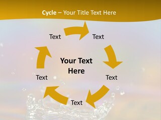 Splash Blue Background PowerPoint Template