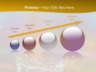 Splash Blue Background PowerPoint Template