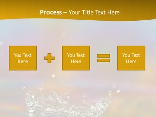 Splash Blue Background PowerPoint Template