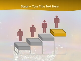 Splash Blue Background PowerPoint Template