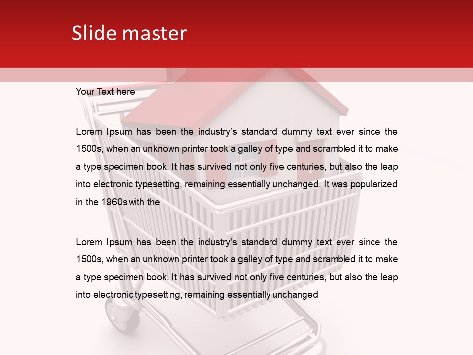 Sale White Equipment PowerPoint Template