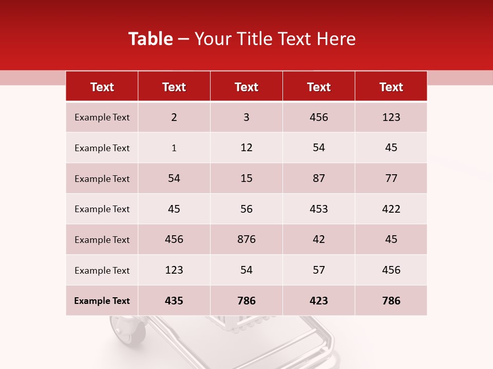 Sale White Equipment PowerPoint Template