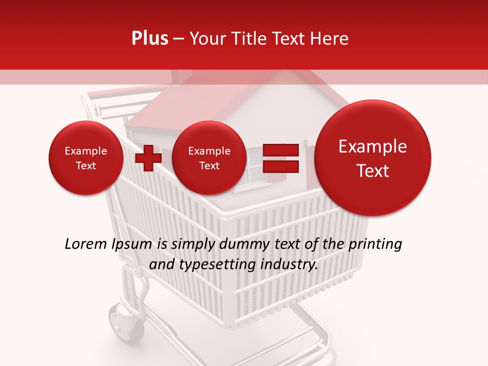 Sale White Equipment PowerPoint Template