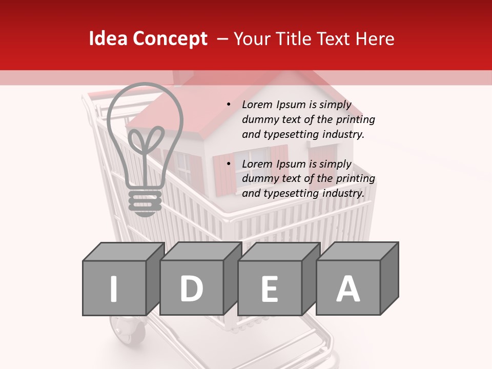 Sale White Equipment PowerPoint Template