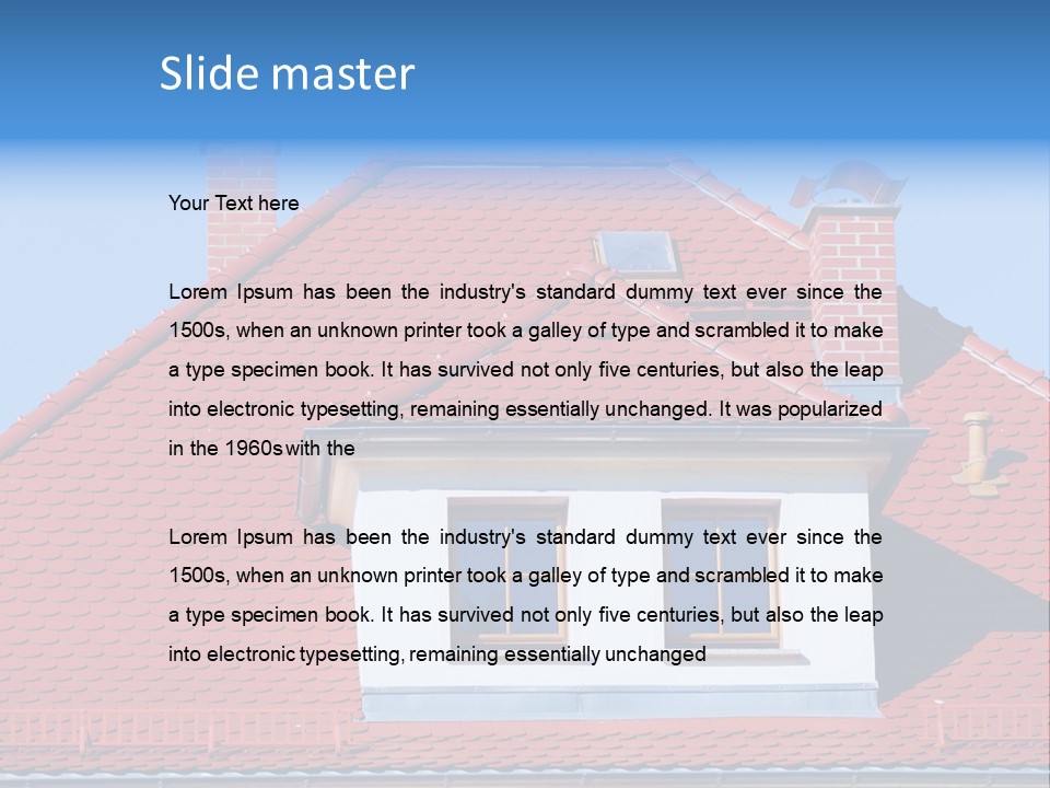 Texture Tiled Place PowerPoint Template