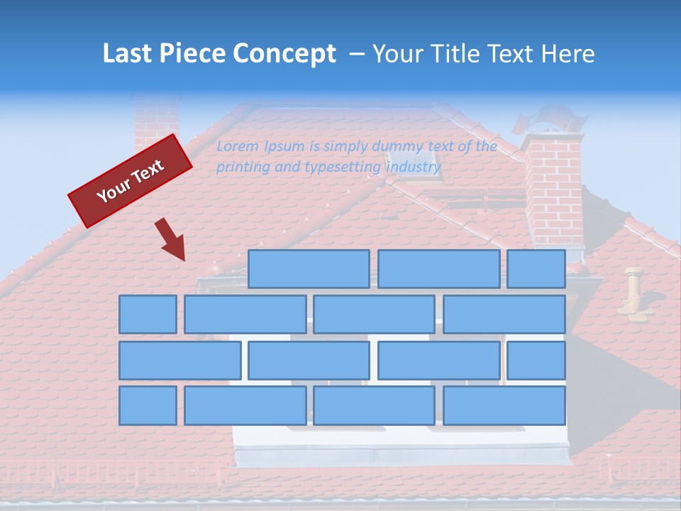 Texture Tiled Place PowerPoint Template