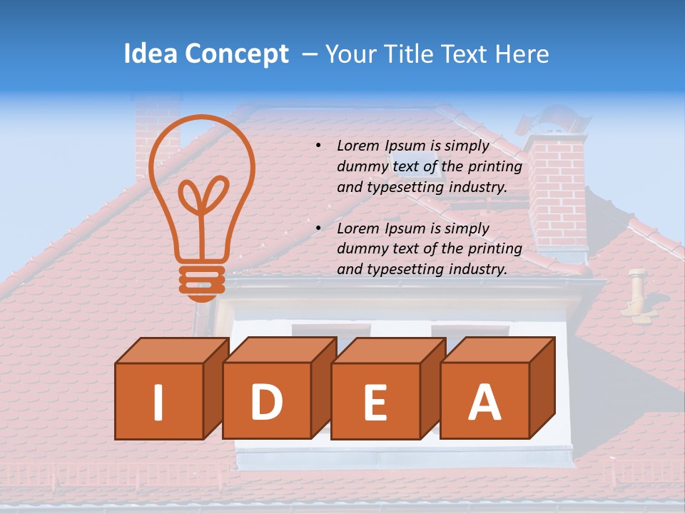 Texture Tiled Place PowerPoint Template