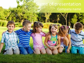 Fun Cheerful Embracing PowerPoint Template