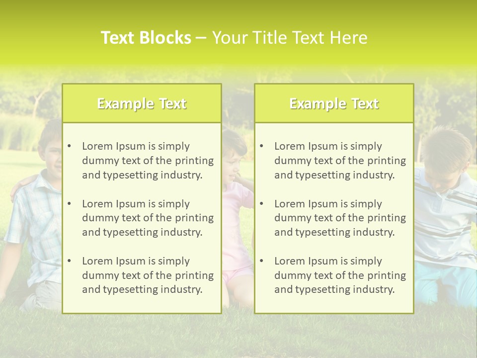 Fun Cheerful Embracing PowerPoint Template