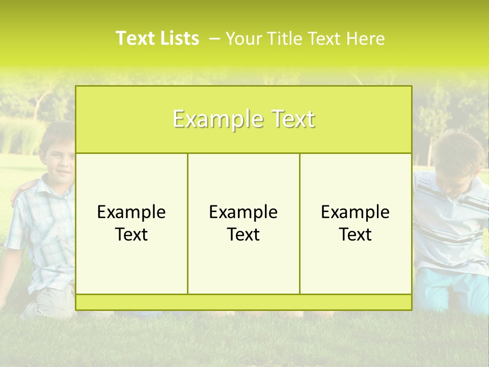 Fun Cheerful Embracing PowerPoint Template