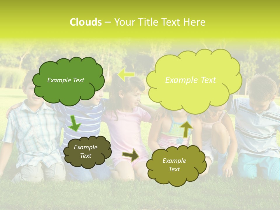 Fun Cheerful Embracing PowerPoint Template