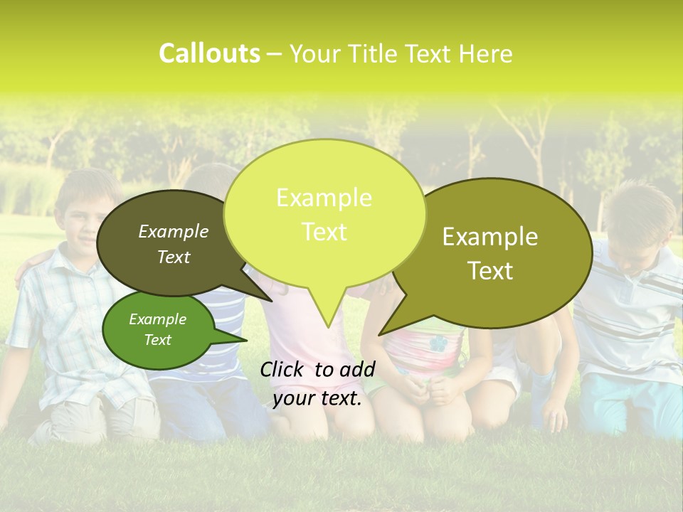 Fun Cheerful Embracing PowerPoint Template