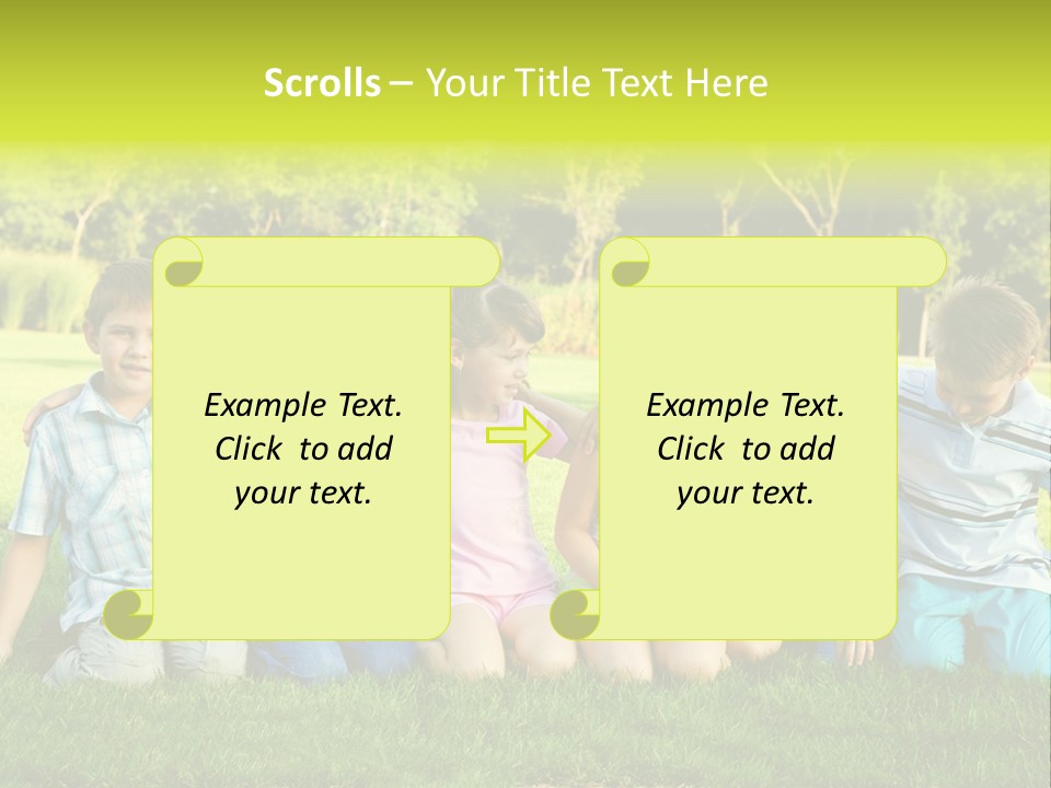 Fun Cheerful Embracing PowerPoint Template