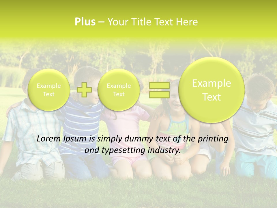 Fun Cheerful Embracing PowerPoint Template