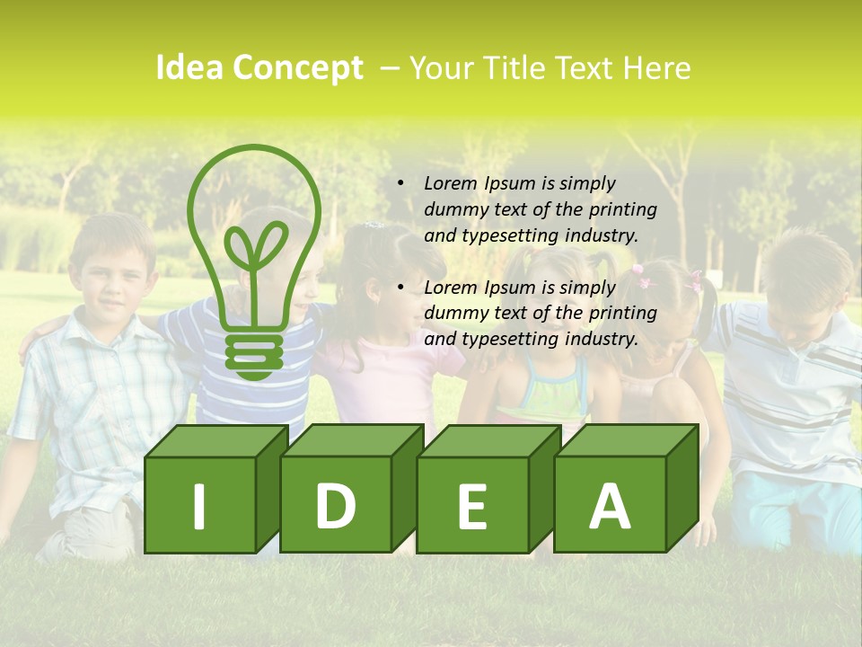 Fun Cheerful Embracing PowerPoint Template