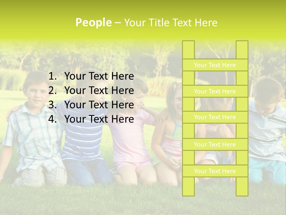 Fun Cheerful Embracing PowerPoint Template