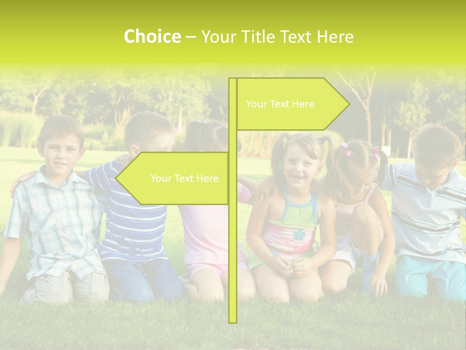 Fun Cheerful Embracing PowerPoint Template