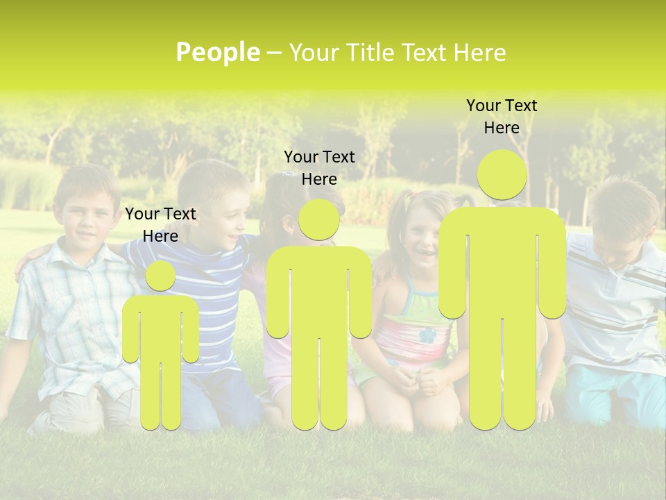 Fun Cheerful Embracing PowerPoint Template